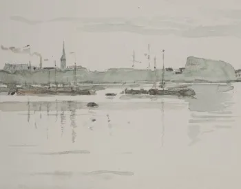 The Maas near Rotterdam