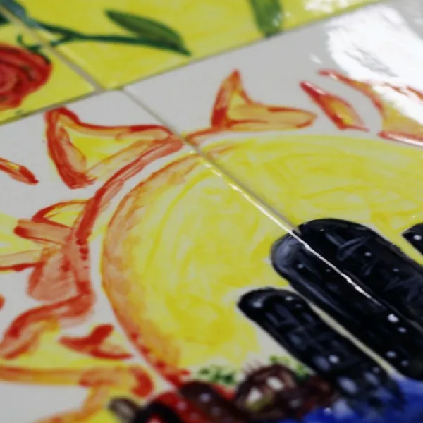 Painted tiles