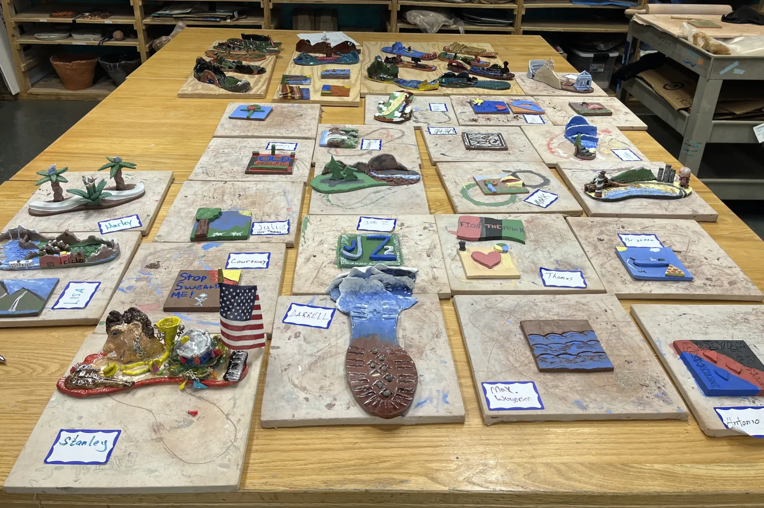 Veterans clay project